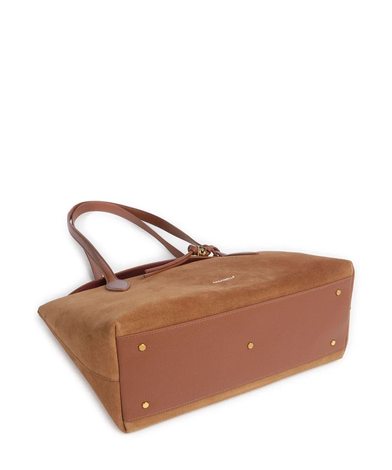 Coccinelle Thess Suede Cabas cognac