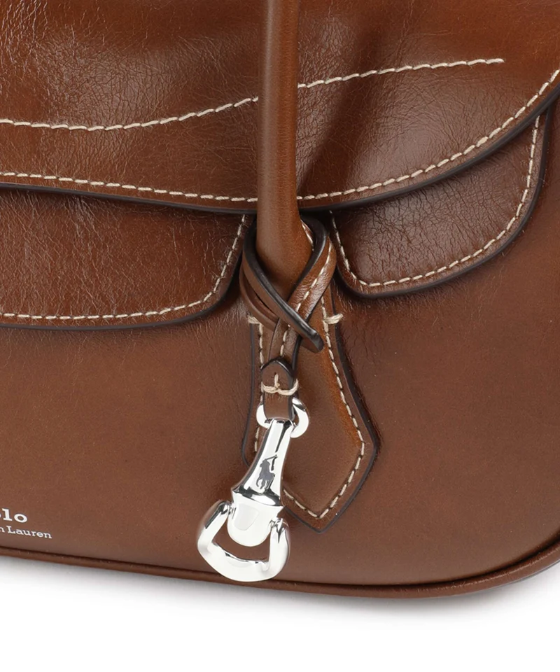 Polo Ralph Lauren Blaze Small Sac porté épaule chestnut