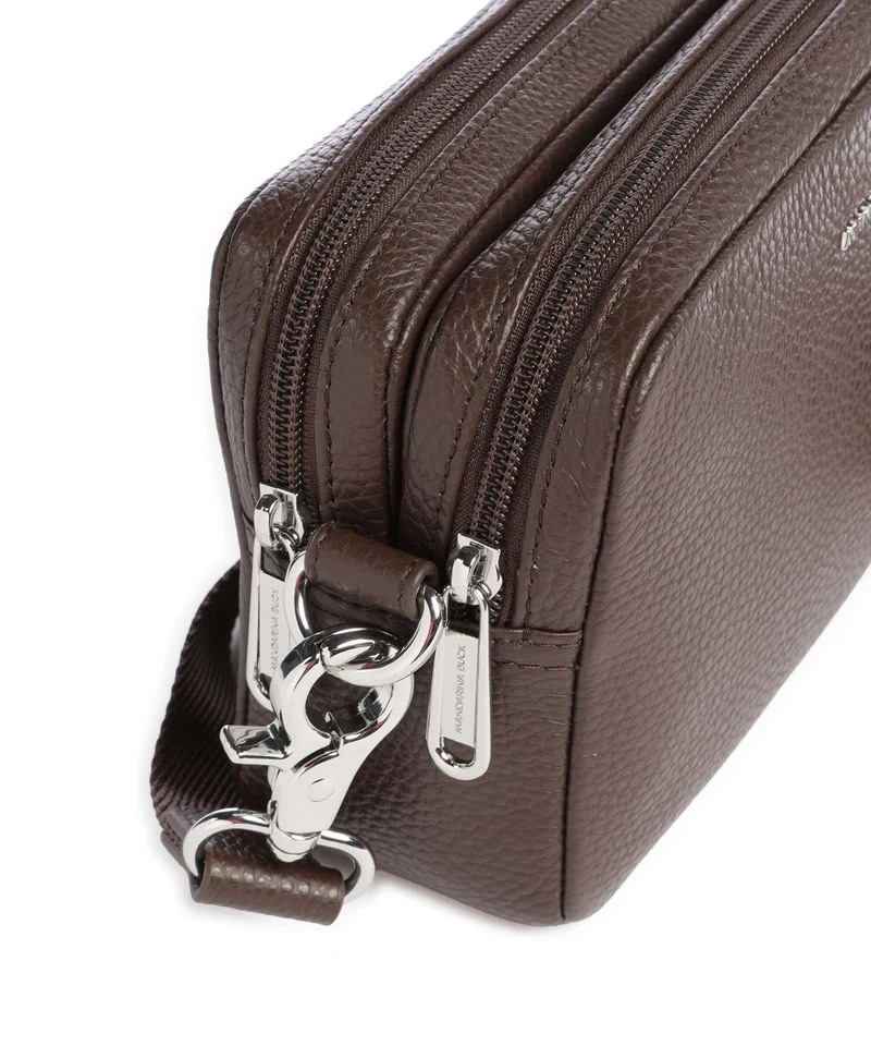 Mandarina Duck Mellow Leather Sac bandoulière espresso