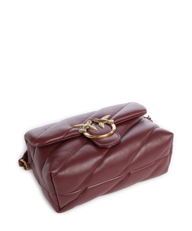 Pinko Love Puff Mini Sac porté épaule ribes intenso/antique gold