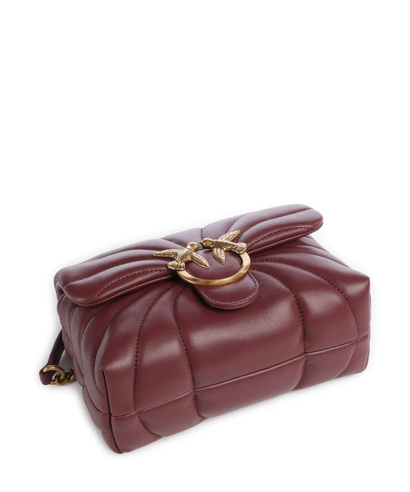 Pinko Love Puff Mini Sac porté épaule ribes intenso/antique gold