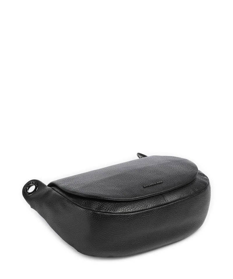 Mandarina Duck Mellow Leather Sac porté épaule nero