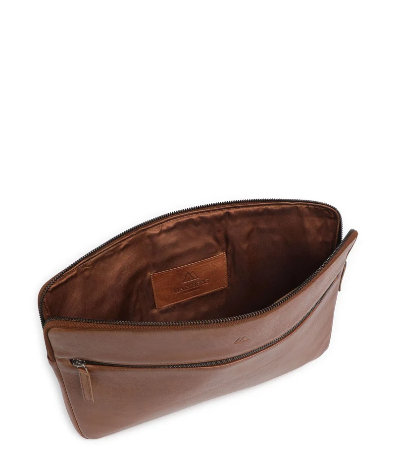 Markberg FlintMBG Housse ordinateur cognac