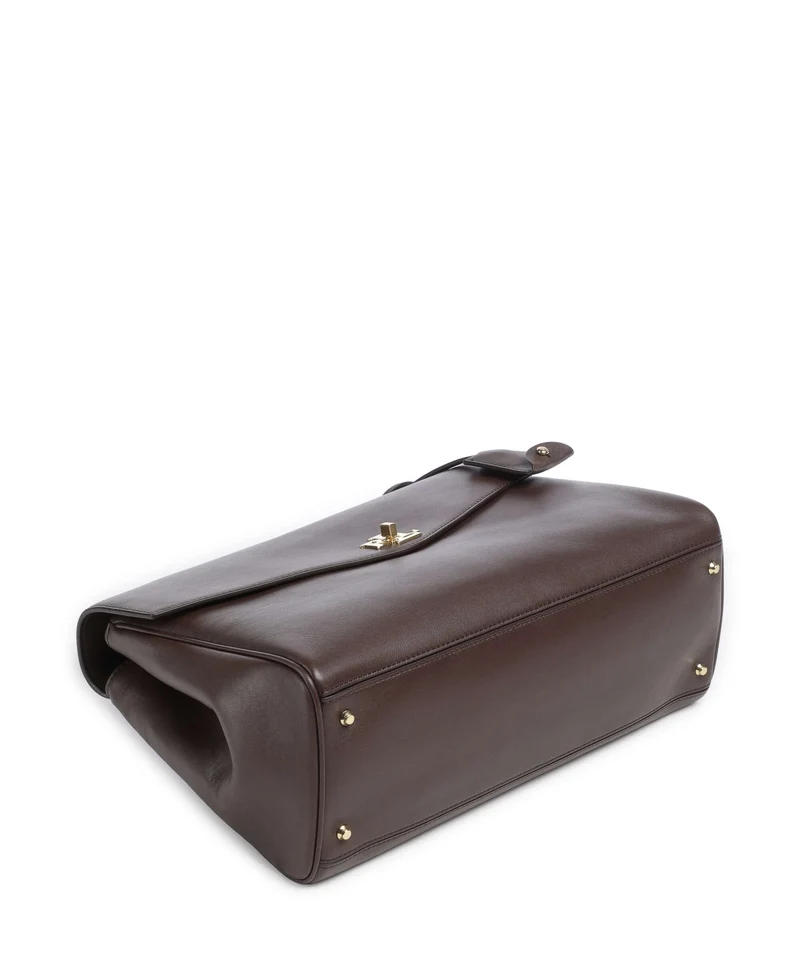 Lauren Ralph Lauren Farrah Medium Sac à main chestnut brown