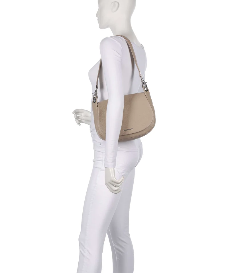 Mandarina Duck Mellow Leather Sac porté épaule warm taupe