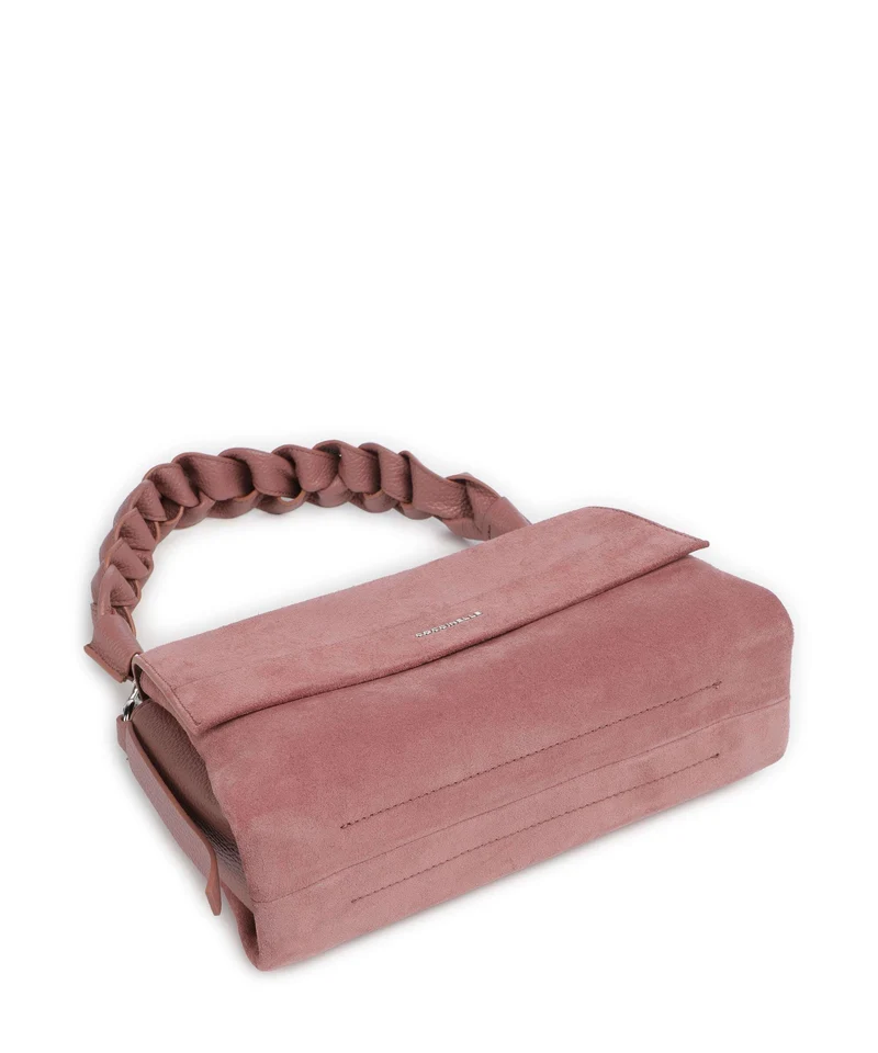 Coccinelle Boheme Suede Sac porté épaule winter rose