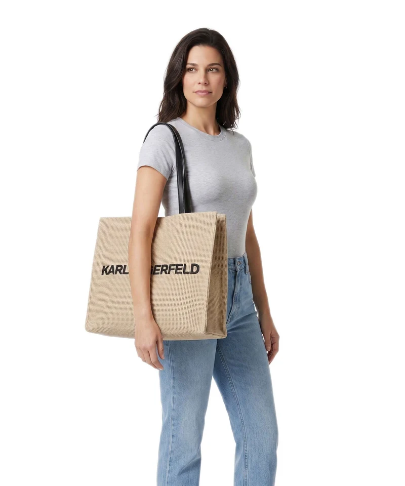 Karl Lagerfeld K/Essential Cabas natural