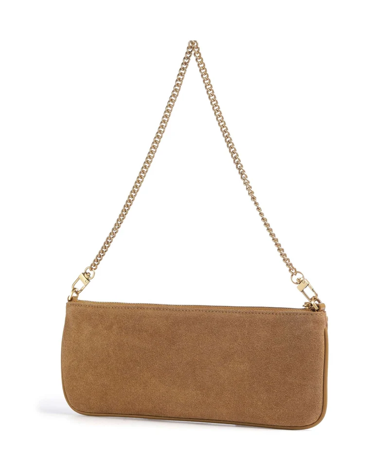 Pinko Flat Horizontal Sac porté épaule marrone dorato/antique gold