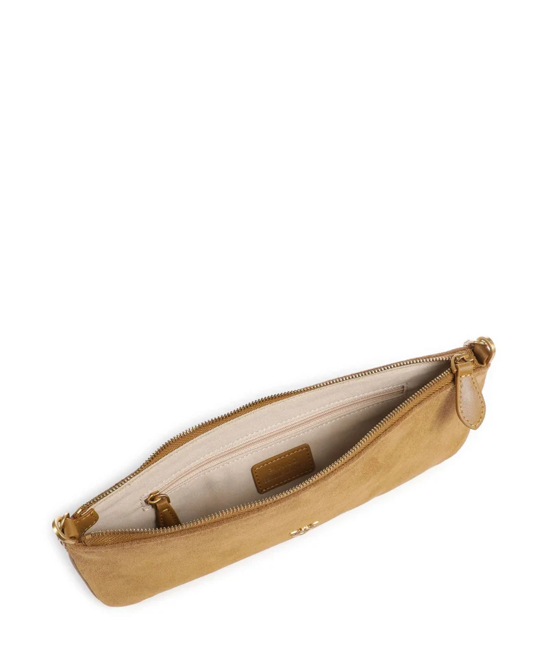 Pinko Flat Horizontal Sac porté épaule marrone dorato/antique gold