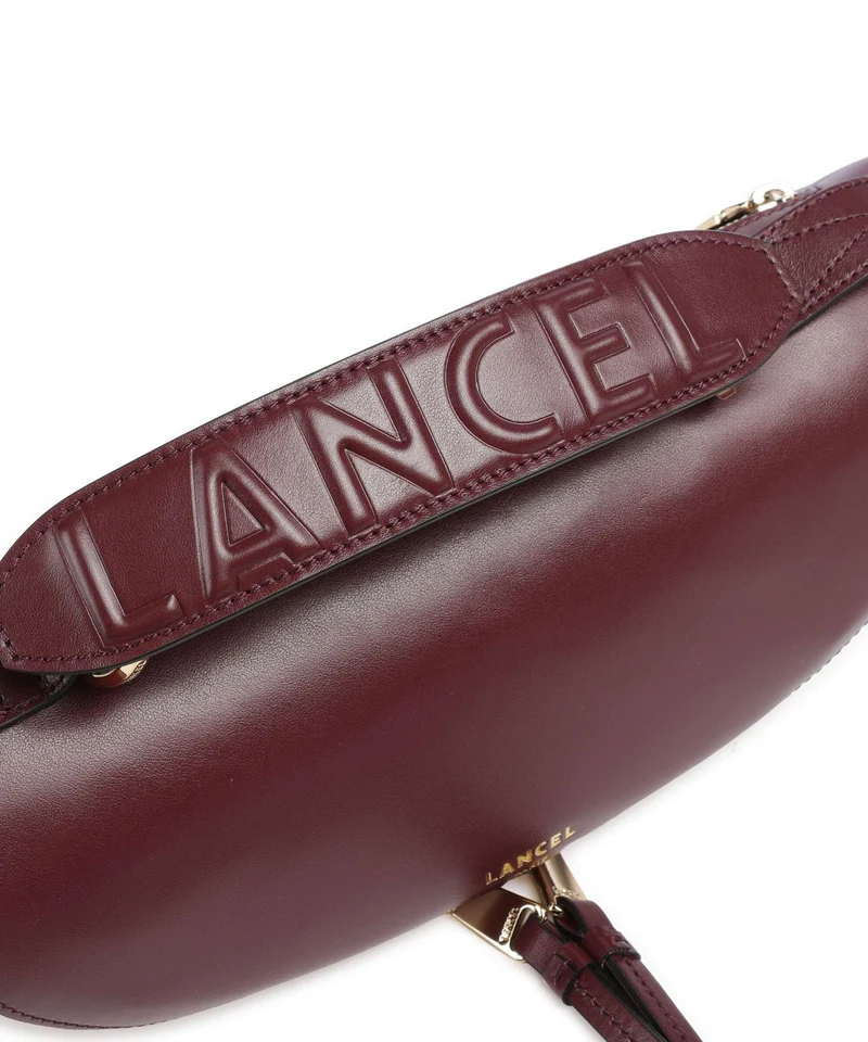 Lancel Origami S Sac bandoulière cassis