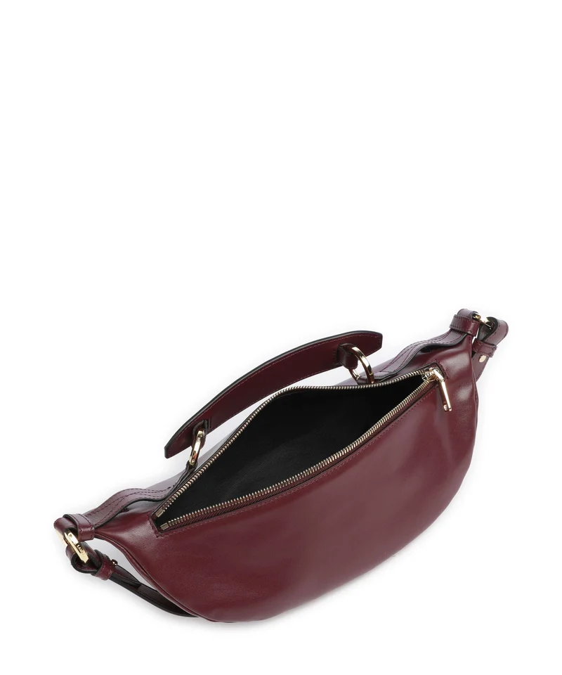 Lancel Origami S Sac bandoulière cassis