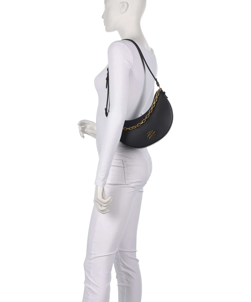 Karl Lagerfeld K/Autograph Medium Sac porté épaule black/gold