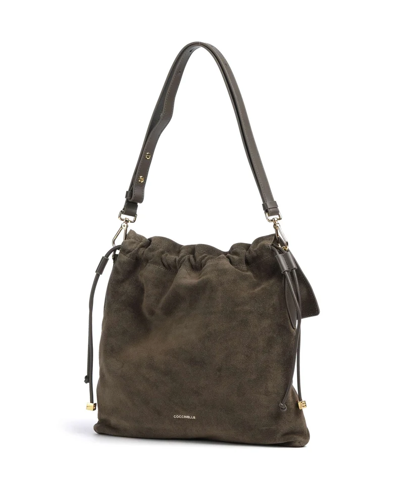 Coccinelle Lidia Suede Sac fourre-tout fango