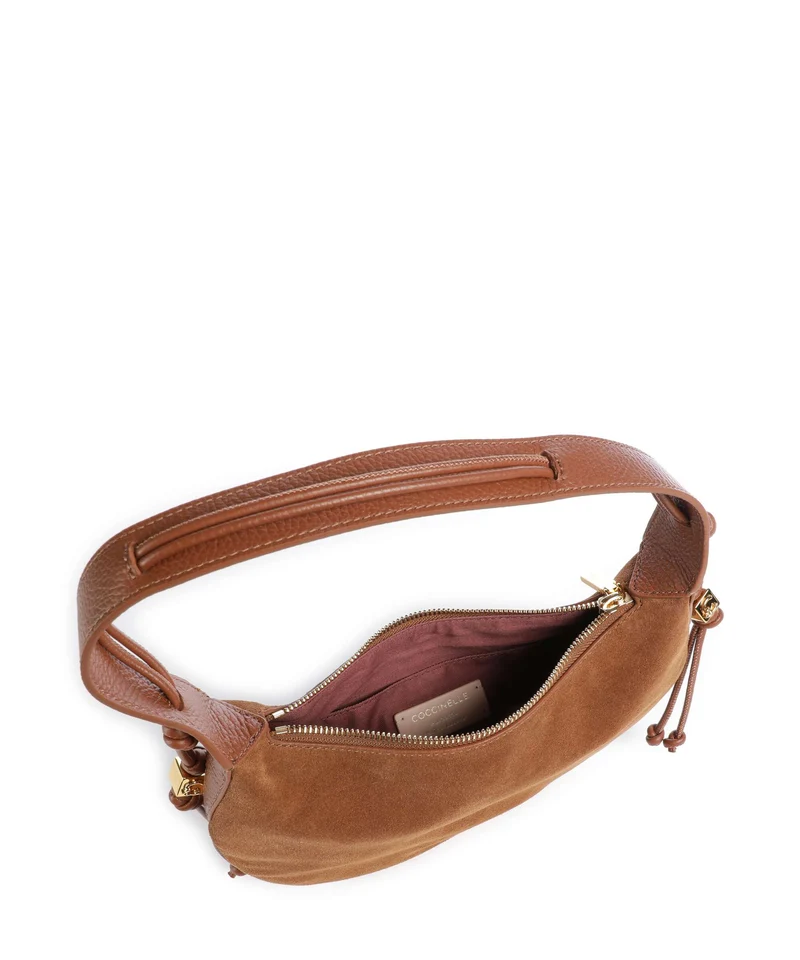 Coccinelle Thess Suede Sac fourre-tout cognac