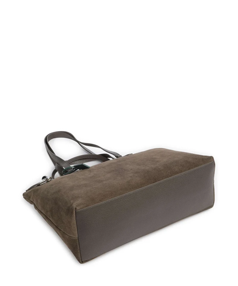 Coccinelle Beat Generation Suede Cabas fango
