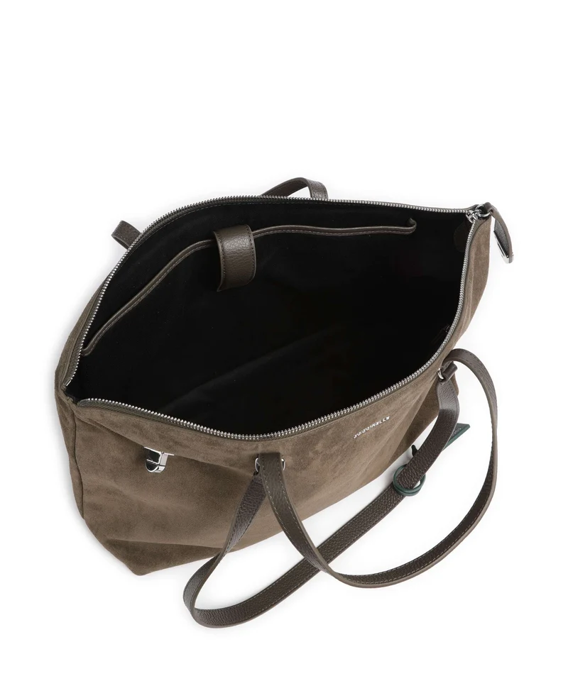 Coccinelle Beat Generation Suede Cabas fango