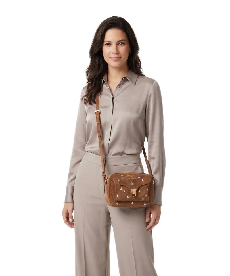 Coccinelle Beat Sac bandoulière cognac