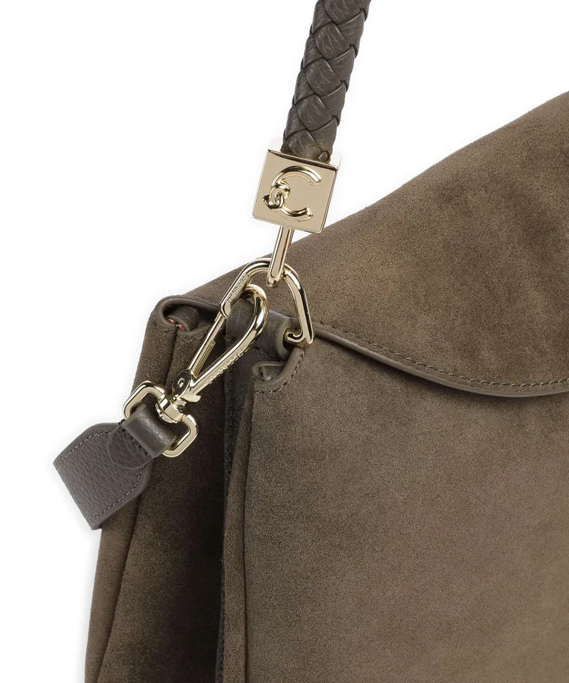 Coccinelle Tiggy Suede Sac à main fango
