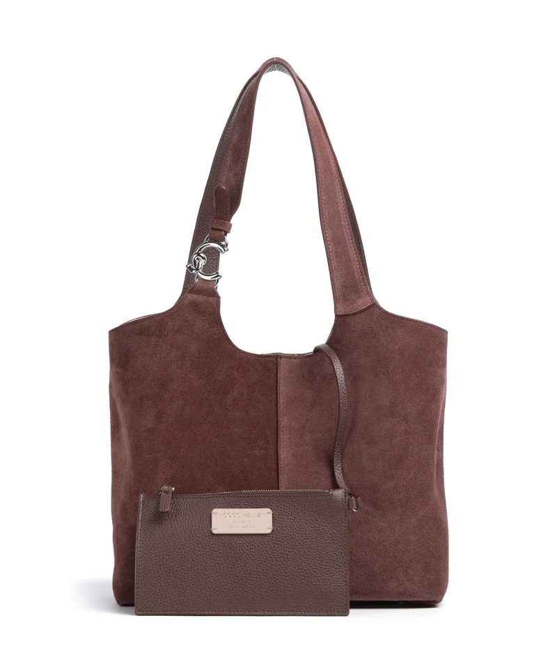 Coccinelle C-Easy Suede Sac fourre-tout berry