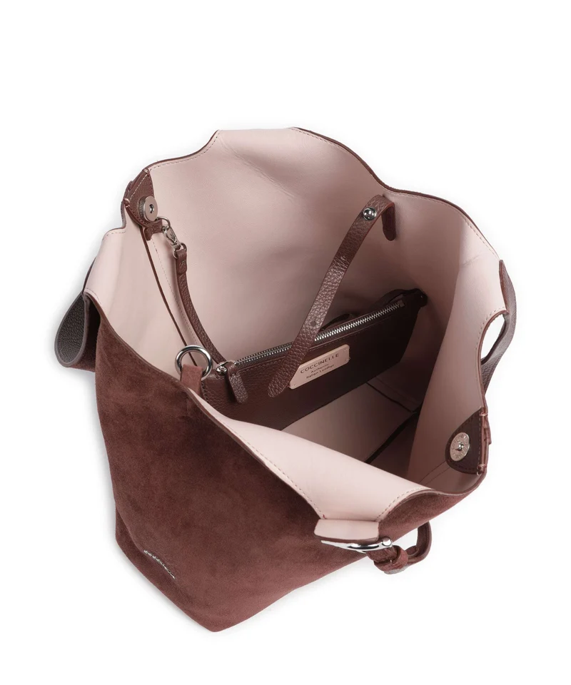 Coccinelle C-Easy Suede Sac fourre-tout berry
