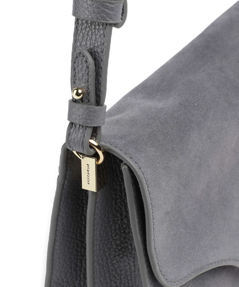 Coccinelle C-Me Softy Suede Sac porté épaule stove