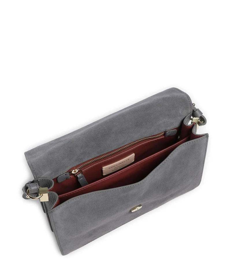 Coccinelle C-Me Softy Suede Sac porté épaule stove