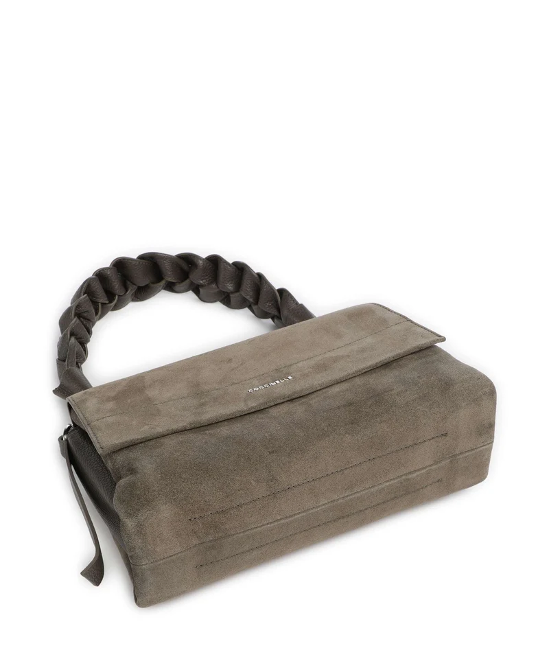 Coccinelle Boheme Suede Sac porté épaule fango
