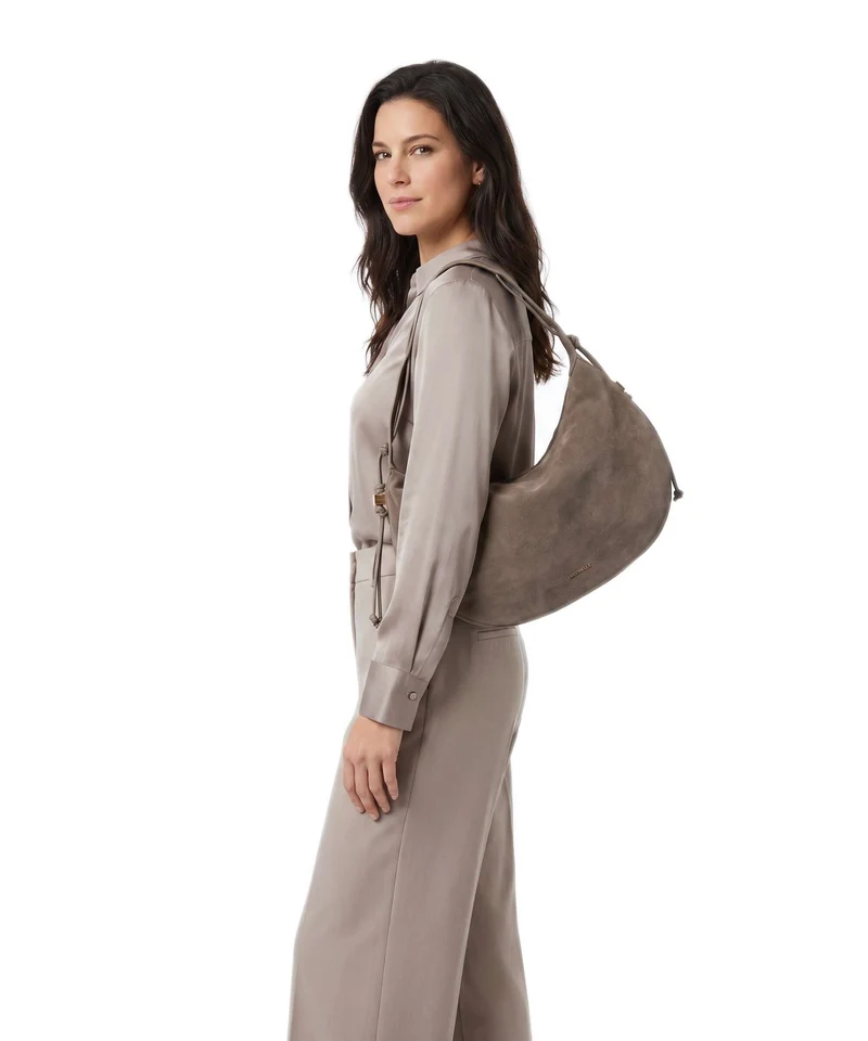Coccinelle Thess Suede Sac fourre-tout warm taupe