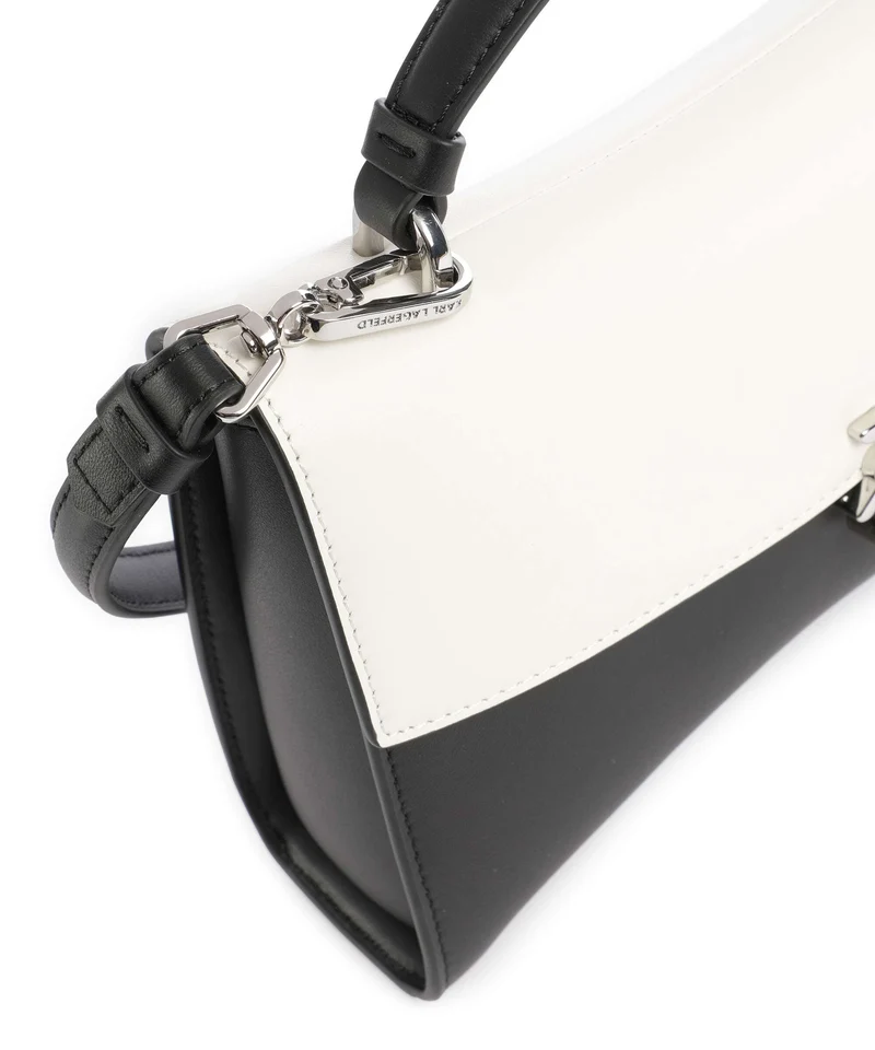 Karl Lagerfeld K/Autograph Twist Sac bandoulière black/white