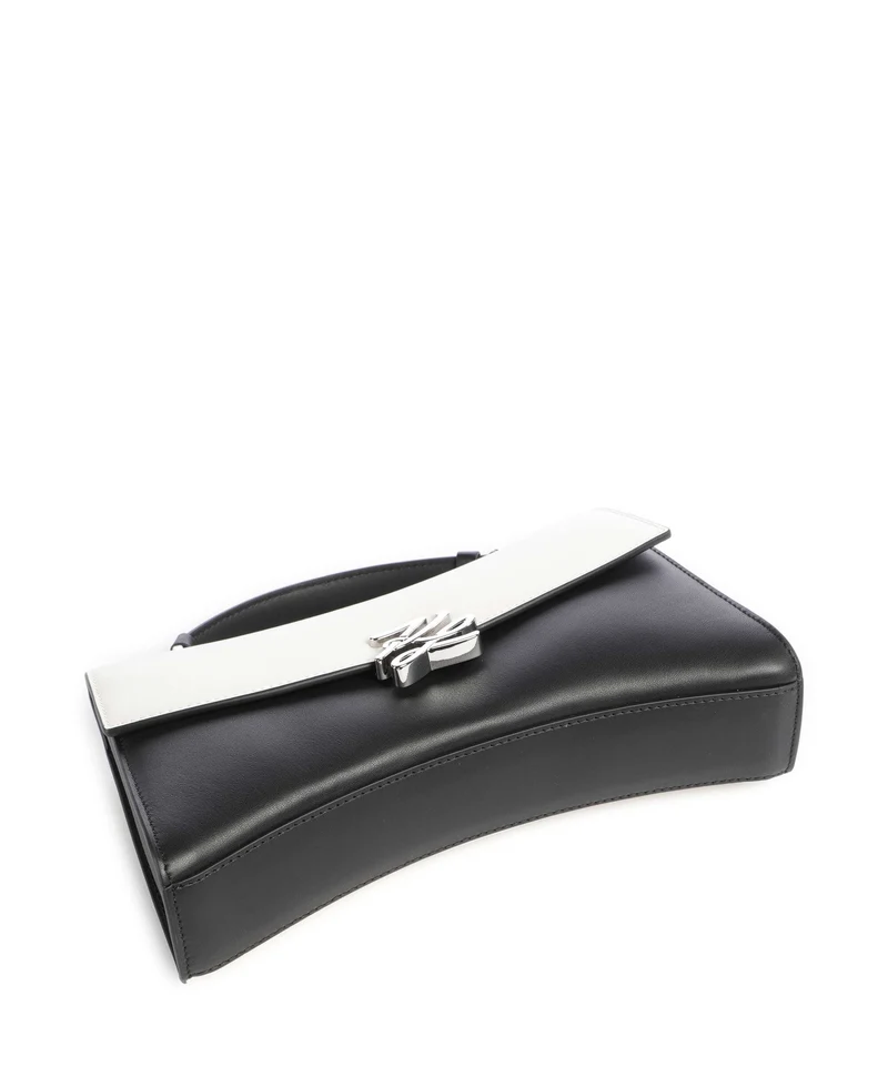 Karl Lagerfeld K/Autograph Twist Sac bandoulière black/white