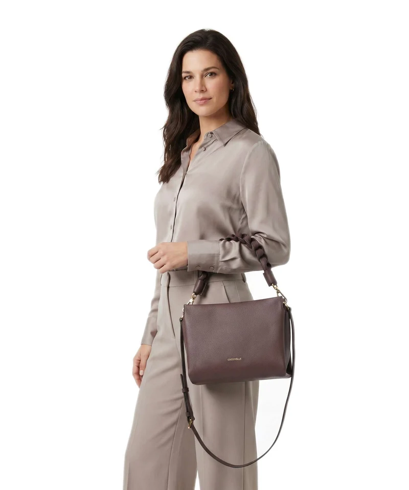 Coccinelle Boheme Grana Double Sac à main berry/winter rose