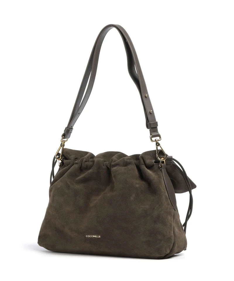 Coccinelle Lidia Suede Sac fourre-tout fango