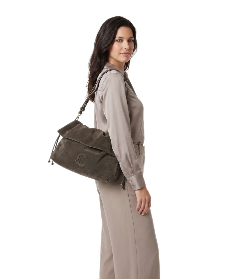 Coccinelle Lidia Suede Sac fourre-tout fango