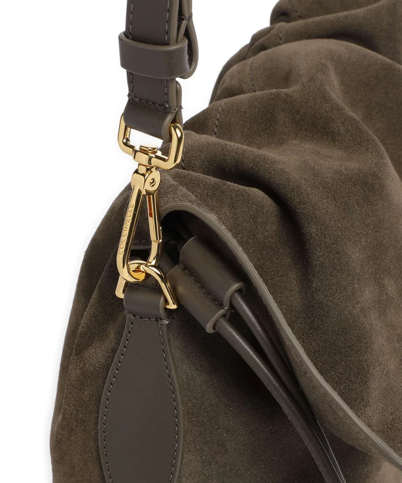 Coccinelle Lidia Suede Sac fourre-tout fango