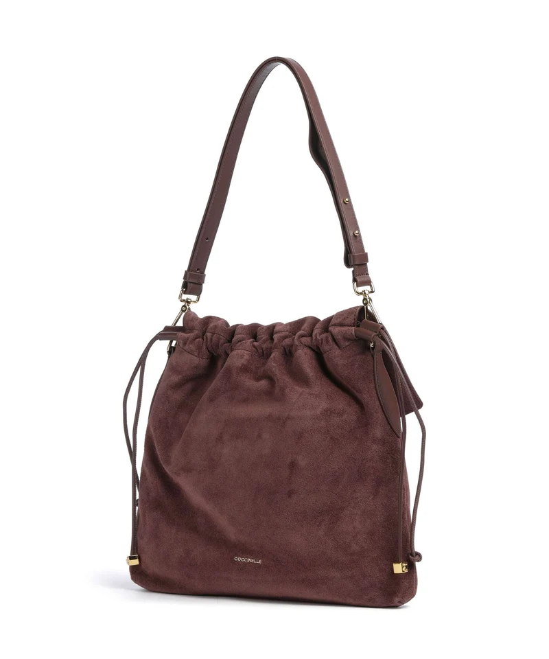 Coccinelle Lidia Suede Sac fourre-tout berry