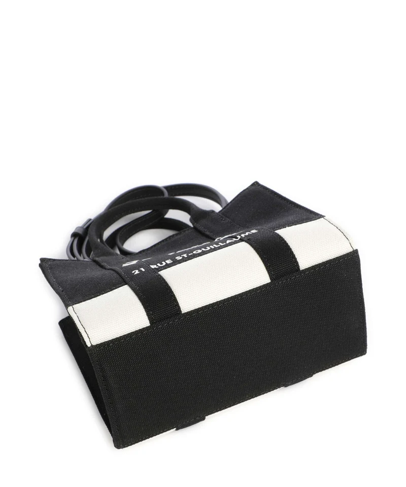 Karl Lagerfeld K/Rue St Guillaume Medium Sac à main cannoli cream/black