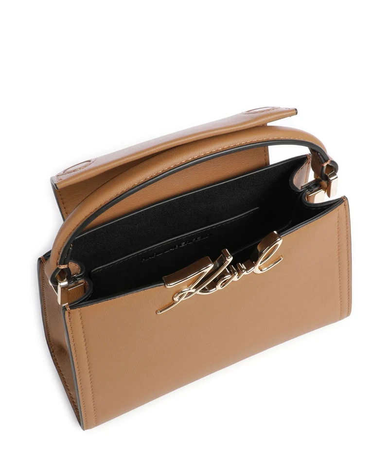 Karl Lagerfeld K/Signature Mini Sac à main caramel