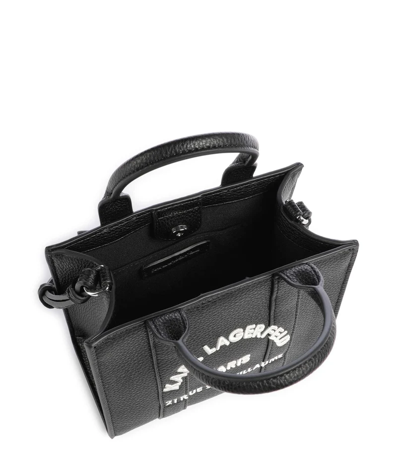Karl Lagerfeld K/Rue St Guillaume Mini Sac à main white/black