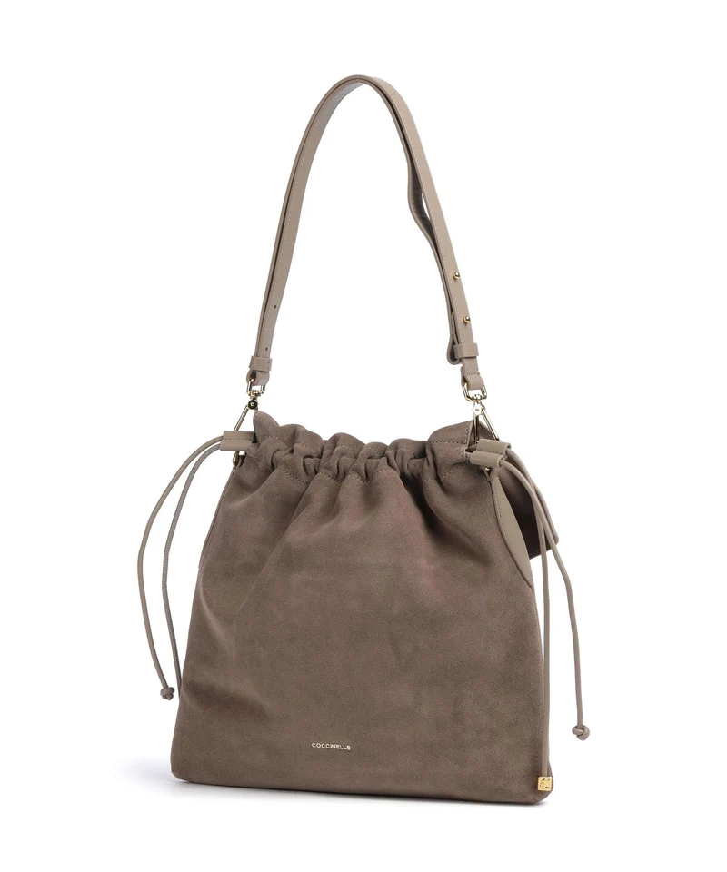 Coccinelle Lidia Suede Sac fourre-tout warm taupe