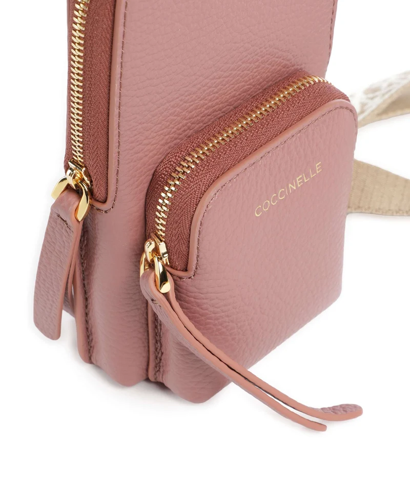 Coccinelle Pixie Pochette telephone winter rose