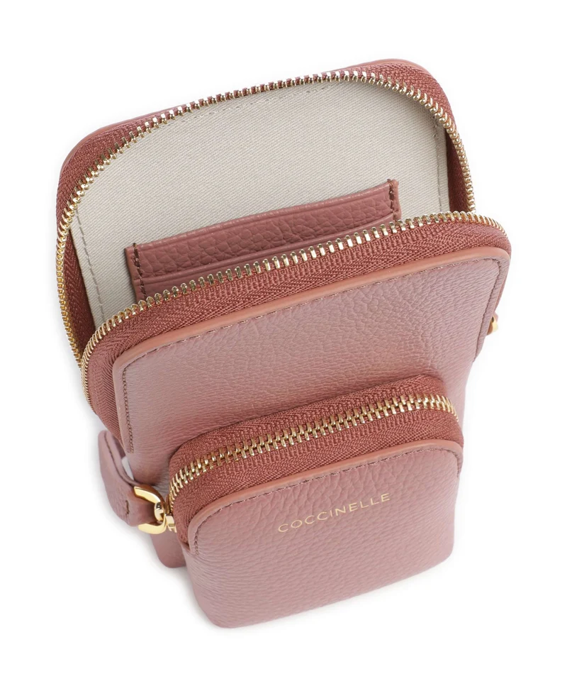 Coccinelle Pixie Pochette telephone winter rose