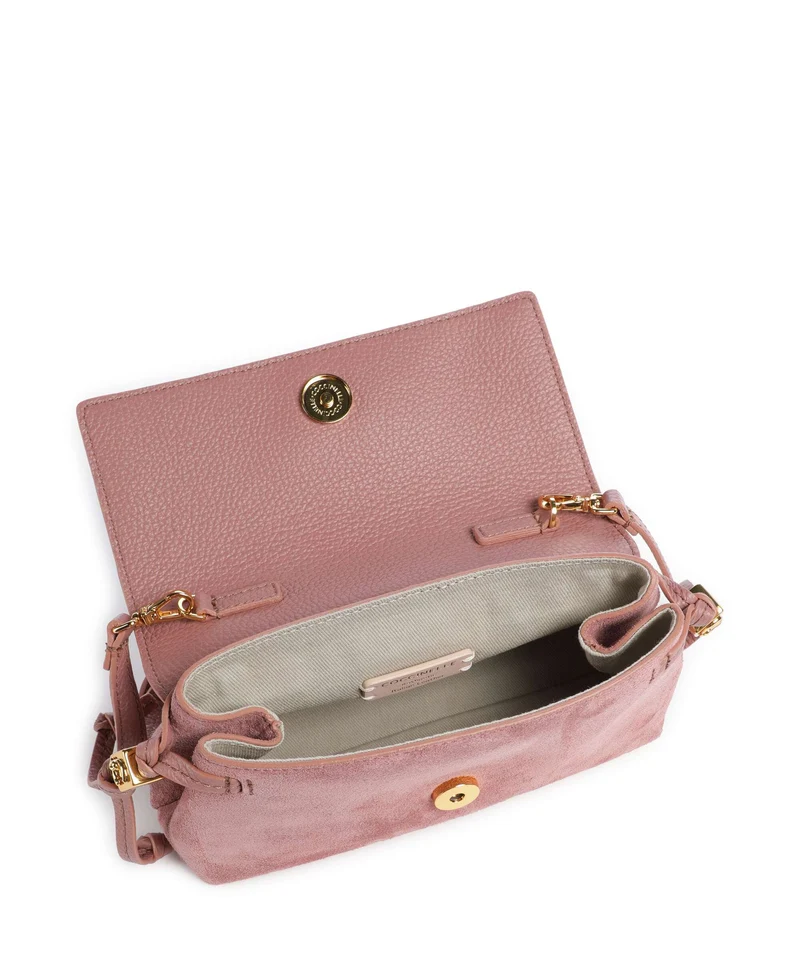 Coccinelle Thess Suede Sac bandoulière winter rose