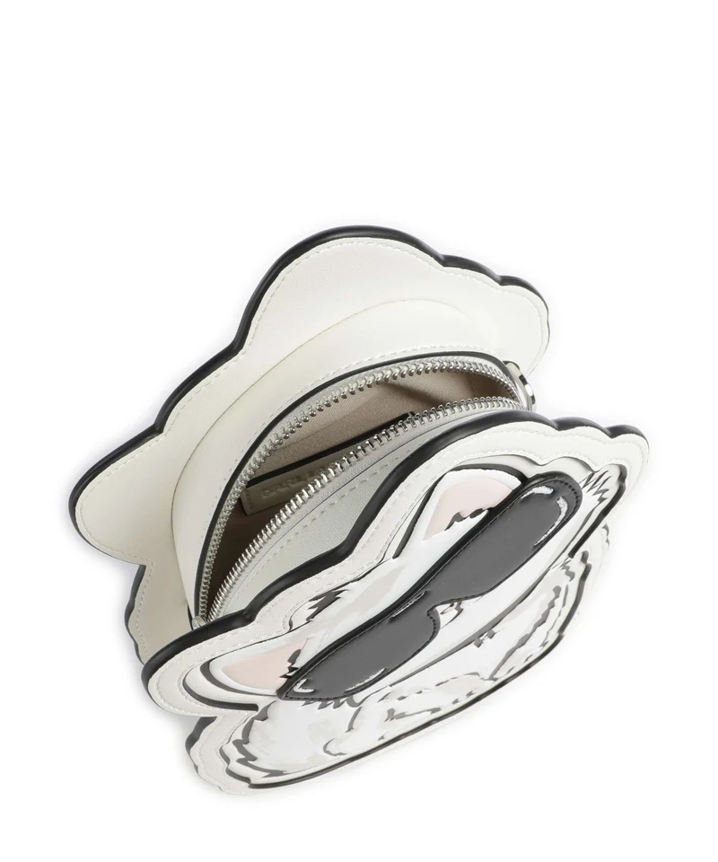 Karl Lagerfeld Ikon Choupette Sac bandoulière off white