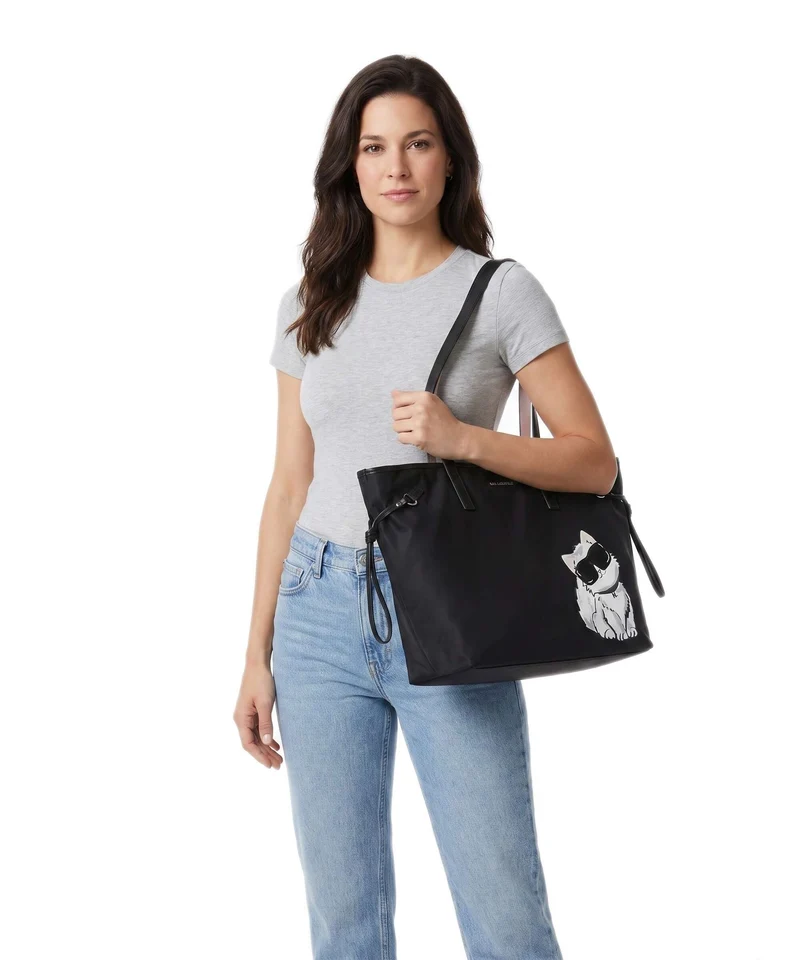 Karl Lagerfeld Ikon Choupette Cabas black