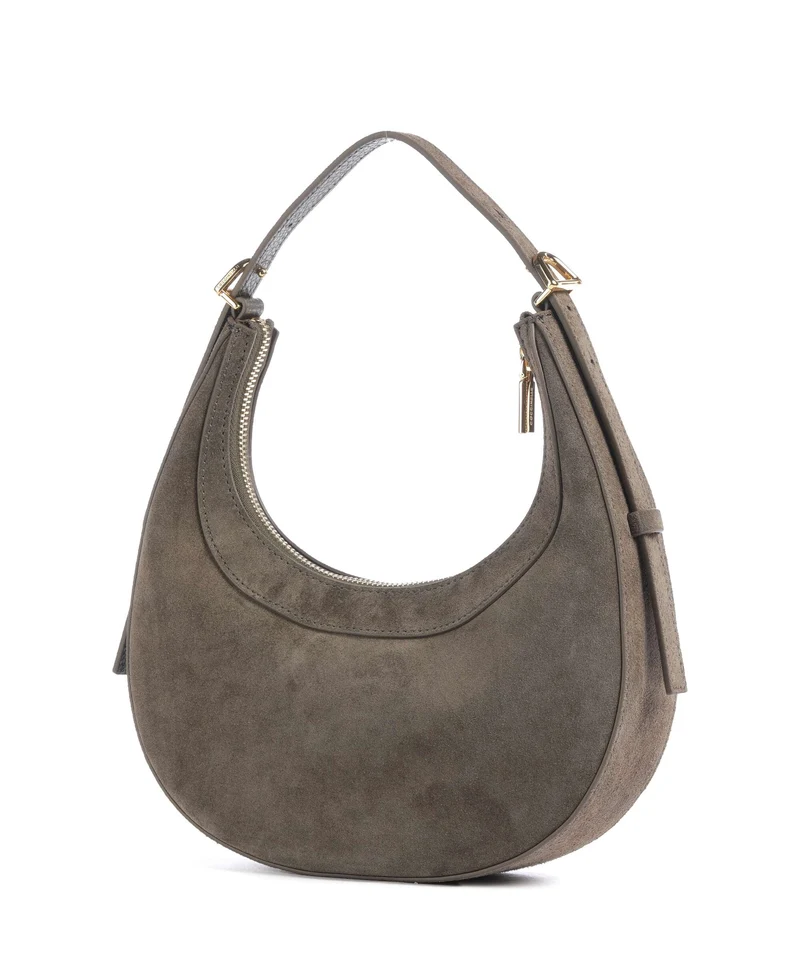 Coccinelle Whisper Suede Sac porté épaule fango