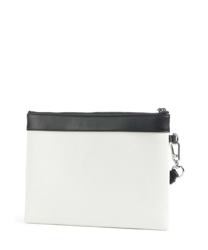 Karl Lagerfeld Ikon Choupette Sac de poignet off white