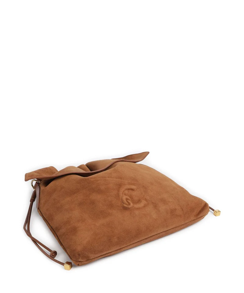 Coccinelle Lidia Suede Sac fourre-tout cognac