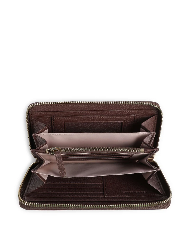 Coccinelle Metallic Soft Portefeuille berry