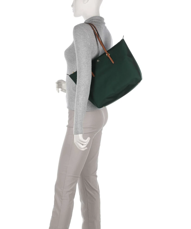 Lauren Ralph Lauren Keaton 26 Cabas season green/tan