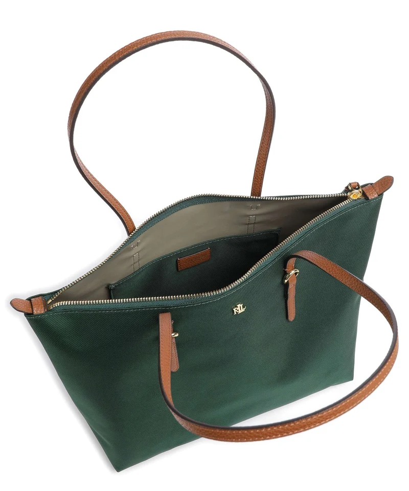 Lauren Ralph Lauren Keaton 26 Cabas season green/tan